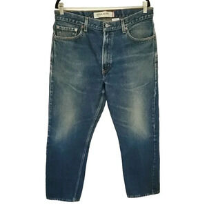 Levi's 505 Regular Fit Straight Leg Jeans Men's 36X30 Blue 5 Pocket Pants